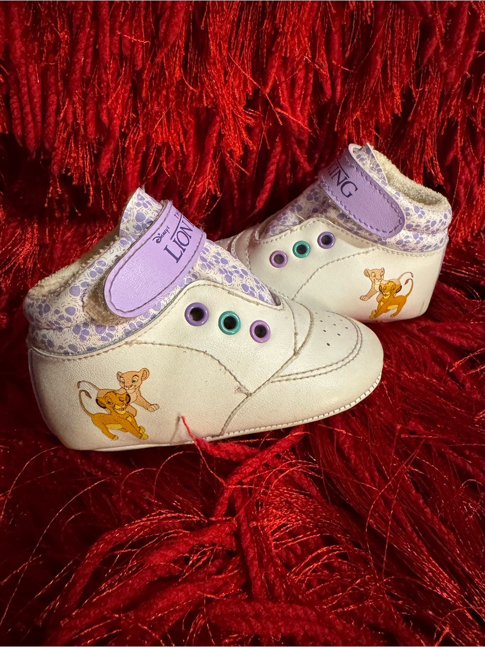 Vintage Disney lion king Baby Shoes